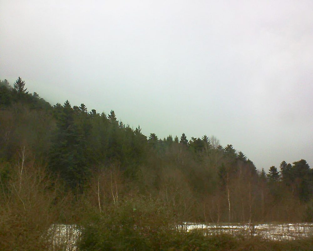 Le petit ballon vu depuis le Domaine Langmatt à Murbach le 22.12.2017 à 14:45 Le petit ballon (Alsace, Vosges) le 22.12.2017 à 14:45