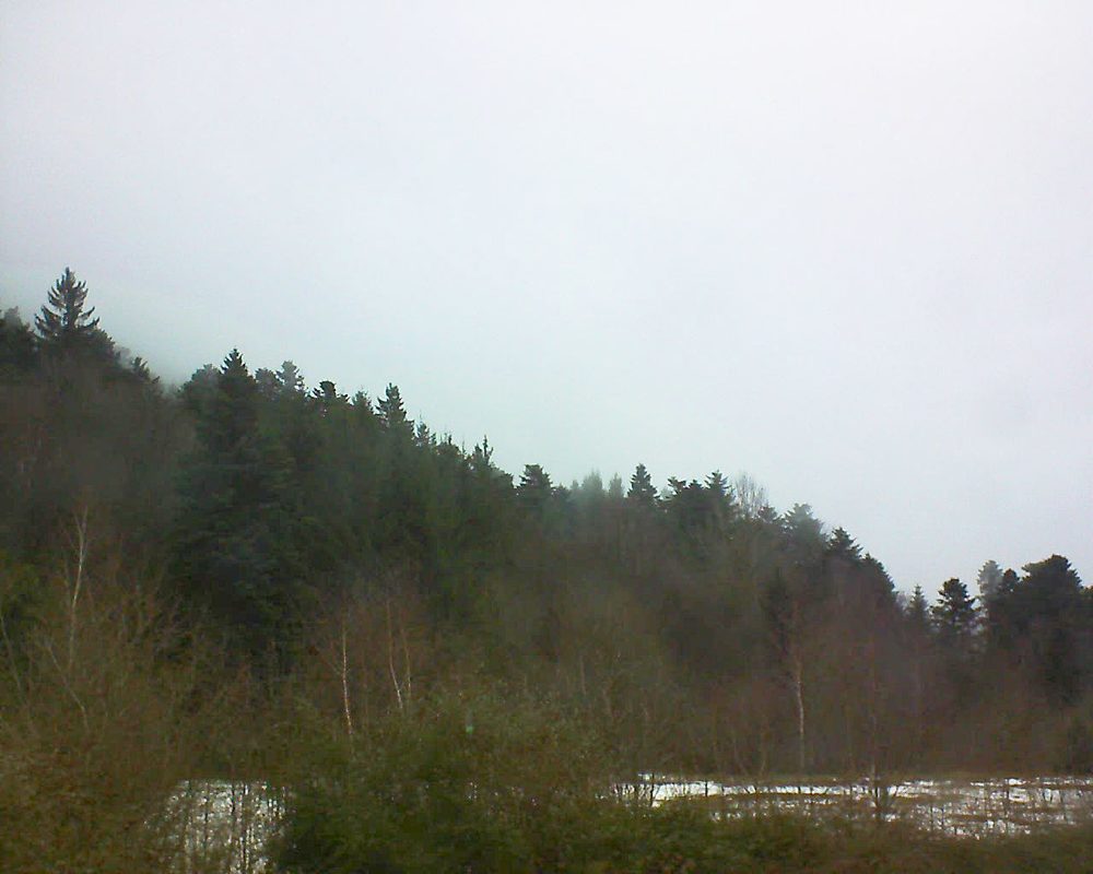 Le petit ballon vu depuis le Domaine Langmatt à Murbach le 22.12.2017 à 15:45 Le petit ballon (Alsace, Vosges) le 22.12.2017 à 15:45