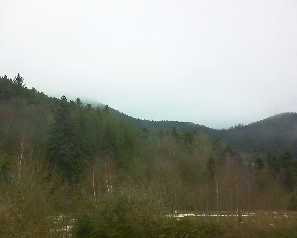 Le petit ballon vu depuis le Domaine Langmatt à Murbach le 24.12.2017 à 09:45 Le petit ballon (Alsace, Vosges) le 24.12.2017 à 09:45