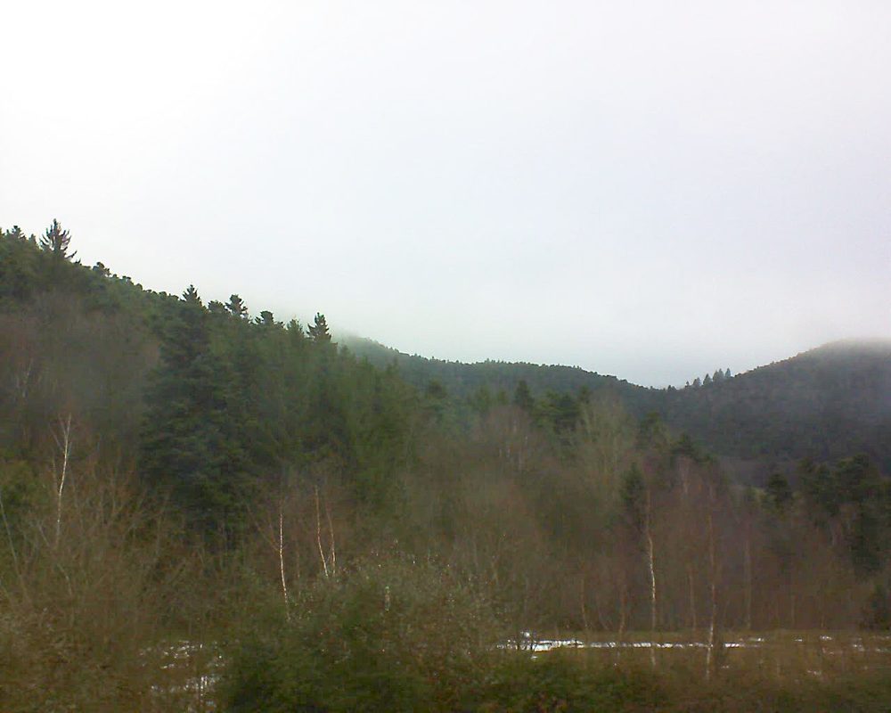 Le petit ballon vu depuis le Domaine Langmatt à Murbach le 24.12.2017 à 10:30 Le petit ballon (Alsace, Vosges) le 24.12.2017 à 10:30