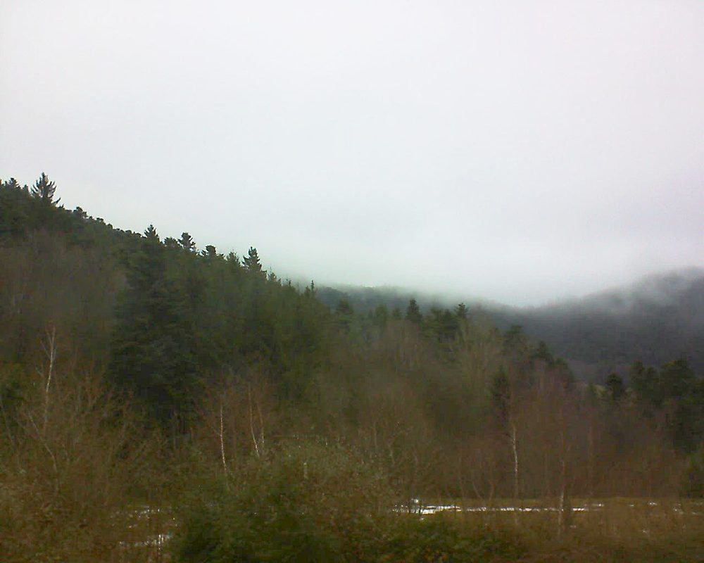 Le petit ballon vu depuis le Domaine Langmatt à Murbach le 24.12.2017 à 11:45 Le petit ballon (Alsace, Vosges) le 24.12.2017 à 11:45