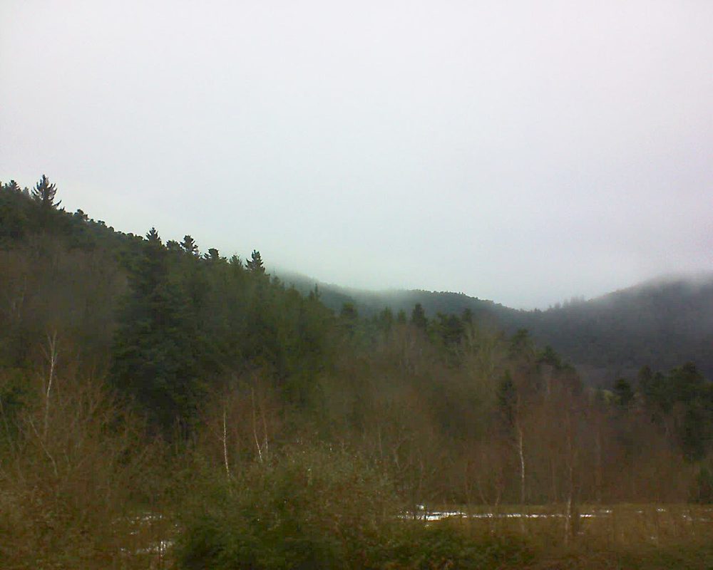 Le petit ballon vu depuis le Domaine Langmatt à Murbach le 24.12.2017 à 12:15 Le petit ballon (Alsace, Vosges) le 24.12.2017 à 12:15