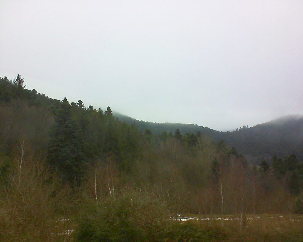 Le petit ballon vu depuis le Domaine Langmatt à Murbach le 24.12.2017 à 12:30 Le petit ballon (Alsace, Vosges) le 24.12.2017 à 12:30