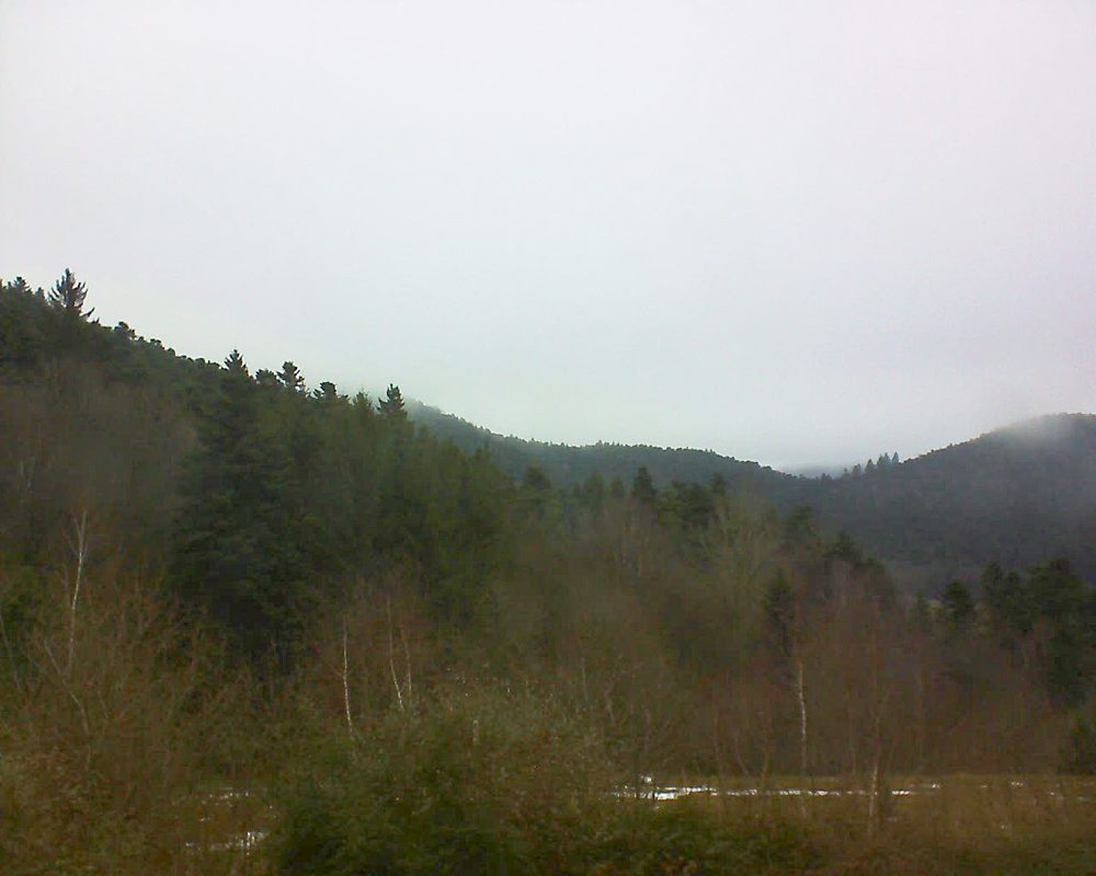Le petit ballon vu depuis le Domaine Langmatt à Murbach le 24.12.2017 à 12:45 Le petit ballon (Alsace, Vosges) le 24.12.2017 à 12:45