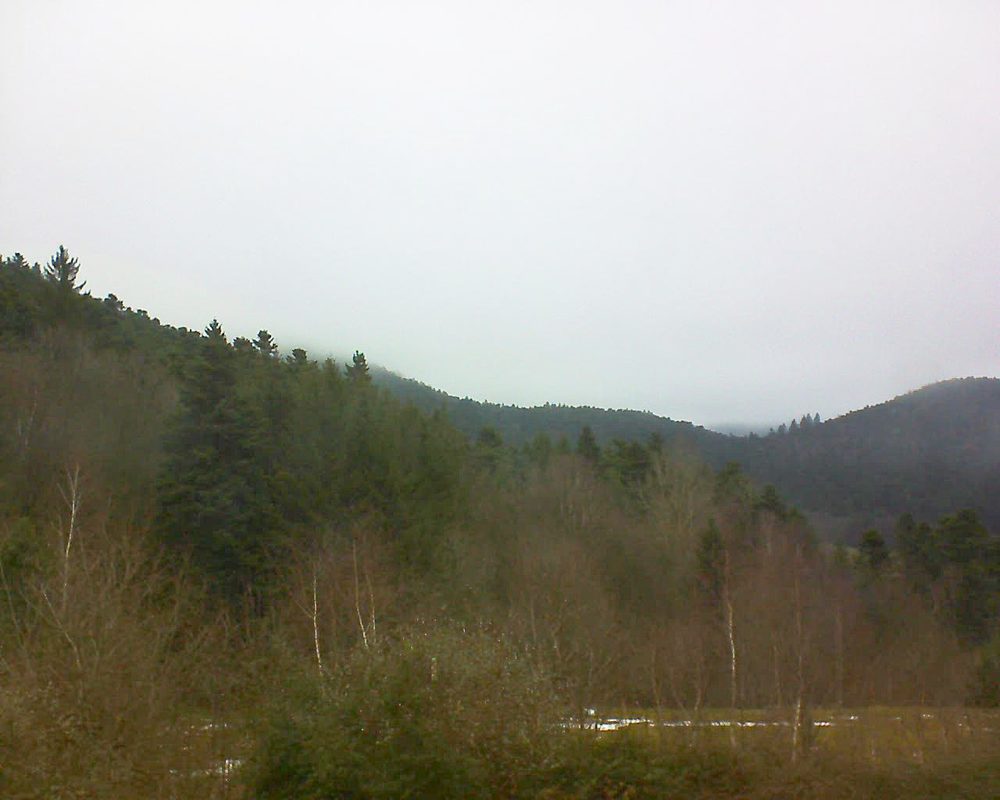 Le petit ballon vu depuis le Domaine Langmatt à Murbach le 24.12.2017 à 13:15 Le petit ballon (Alsace, Vosges) le 24.12.2017 à 13:15