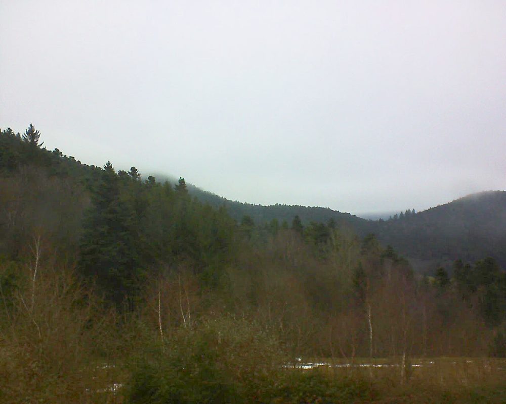 Le petit ballon vu depuis le Domaine Langmatt à Murbach le 24.12.2017 à 13:30 Le petit ballon (Alsace, Vosges) le 24.12.2017 à 13:30