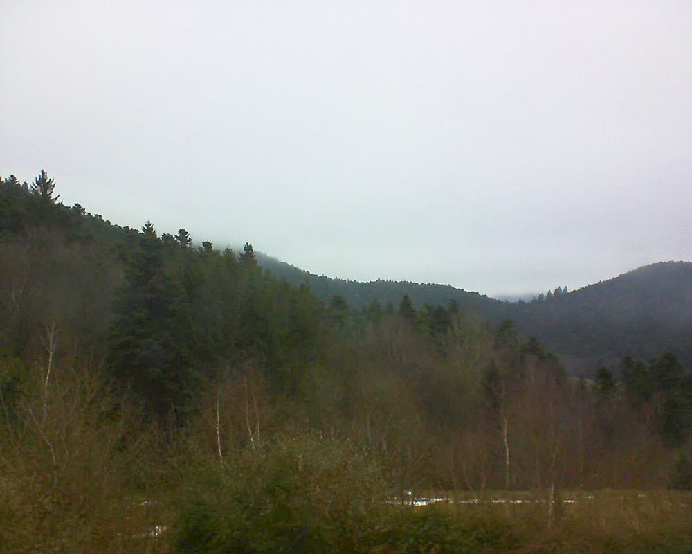 Le petit ballon vu depuis le Domaine Langmatt à Murbach le 24.12.2017 à 14:15 Le petit ballon (Alsace, Vosges) le 24.12.2017 à 14:15