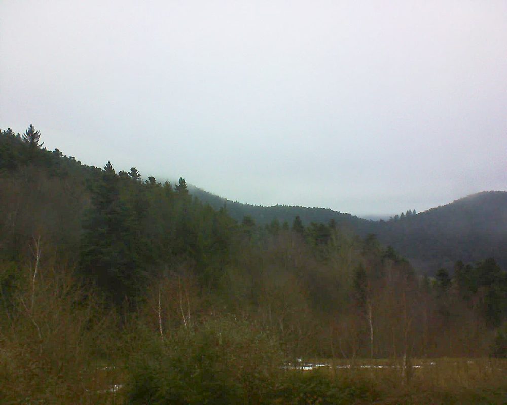 Le petit ballon vu depuis le Domaine Langmatt à Murbach le 24.12.2017 à 14:30 Le petit ballon (Alsace, Vosges) le 24.12.2017 à 14:30