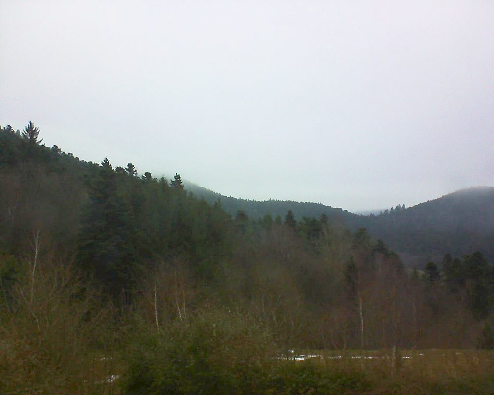 Le petit ballon vu depuis le Domaine Langmatt à Murbach le 24.12.2017 à 14:45 Le petit ballon (Alsace, Vosges) le 24.12.2017 à 14:45