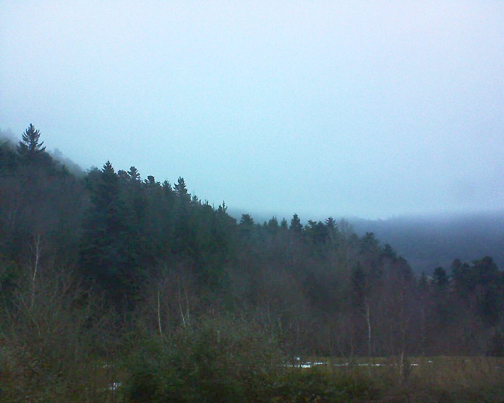 Le petit ballon vu depuis le Domaine Langmatt à Murbach le 24.12.2017 à 16:30 Le petit ballon (Alsace, Vosges) le 24.12.2017 à 16:30