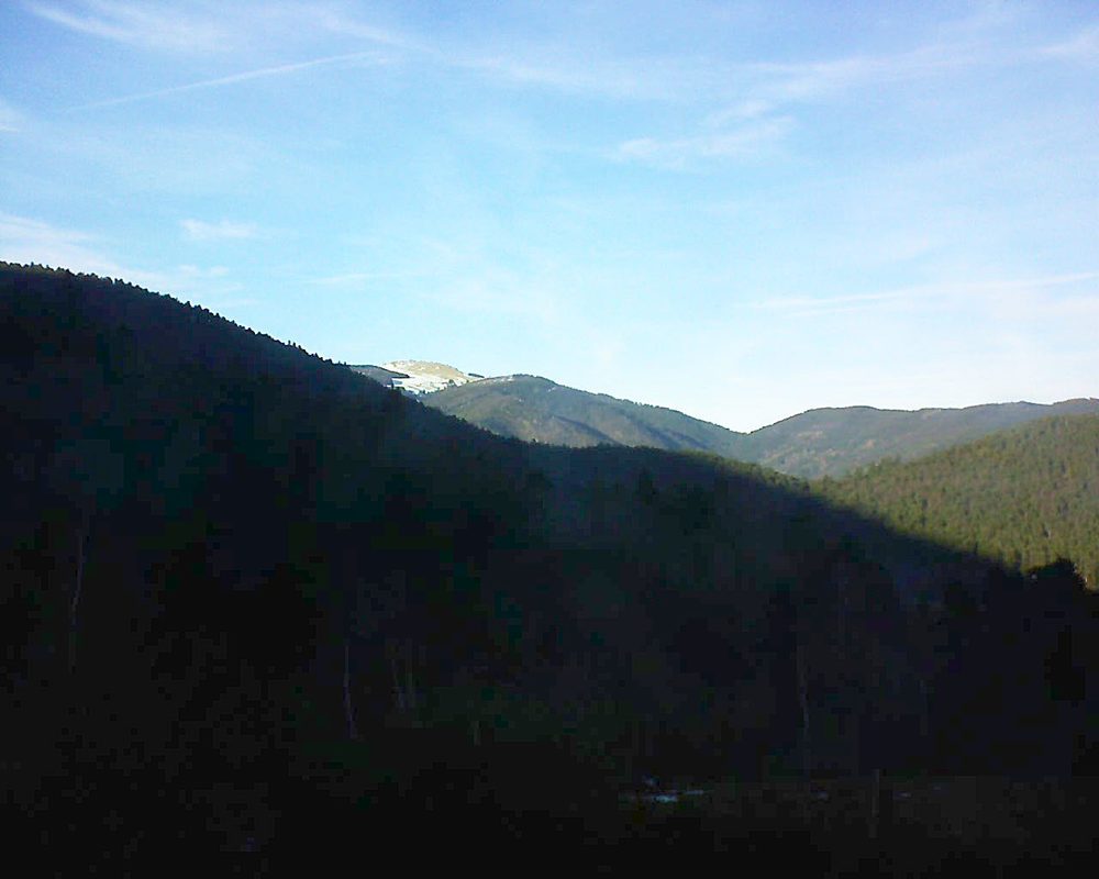 Le petit ballon vu depuis le Domaine Langmatt à Murbach le 25.12.2017 à 15:00 Le petit ballon (Alsace, Vosges) le 25.12.2017 à 15:00