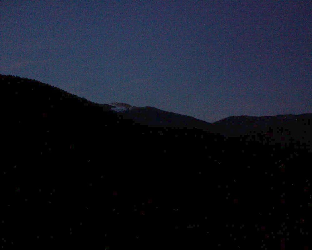 Le petit ballon vu depuis le Domaine Langmatt à Murbach le 25.12.2017 à 17:15 Le petit ballon (Alsace, Vosges) le 25.12.2017 à 17:15