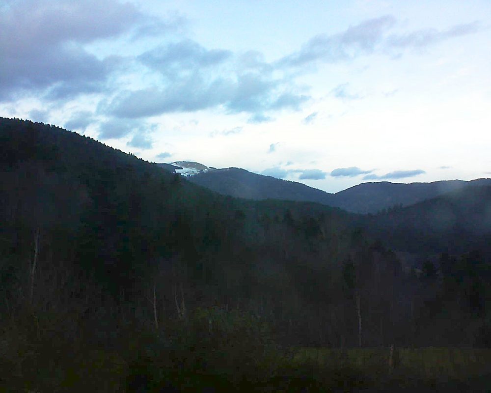 Le petit ballon vu depuis le Domaine Langmatt à Murbach le 26.12.2017 à 16:00 Le petit ballon (Alsace, Vosges) le 26.12.2017 à 16:00