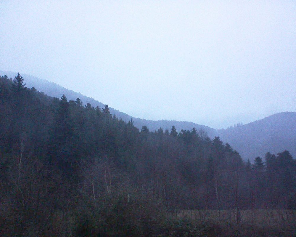 Le petit ballon vu depuis le Domaine Langmatt à Murbach le 27.12.2017 à 08:30 Le petit ballon (Alsace, Vosges) le 27.12.2017 à 08:30
