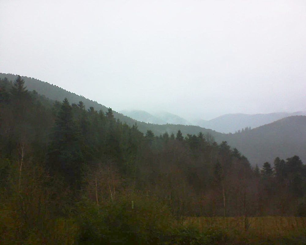 Le petit ballon vu depuis le Domaine Langmatt à Murbach le 27.12.2017 à 11:00 Le petit ballon (Alsace, Vosges) le 27.12.2017 à 11:00