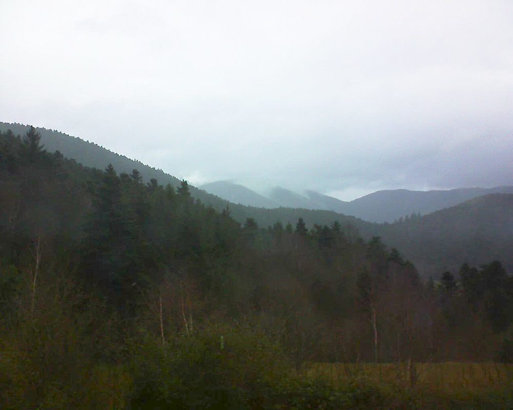 Le petit ballon vu depuis le Domaine Langmatt à Murbach le 27.12.2017 à 15:30 Le petit ballon (Alsace, Vosges) le 27.12.2017 à 15:30