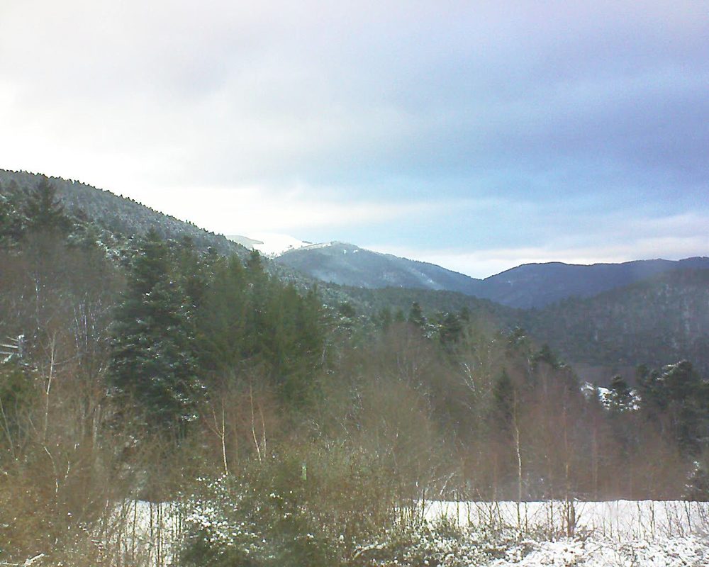 Le petit ballon vu depuis le Domaine Langmatt à Murbach le 28.12.2017 à 16:00 Le petit ballon (Alsace, Vosges) le 28.12.2017 à 16:00
