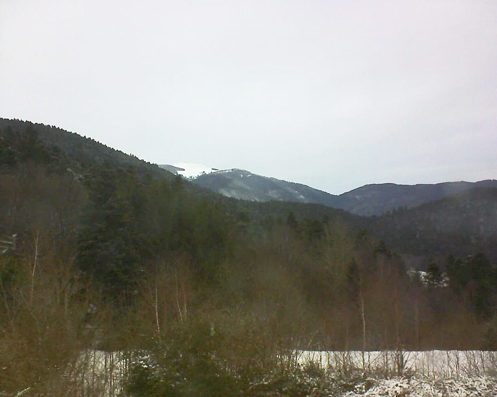 Le petit ballon vu depuis le Domaine Langmatt à Murbach le 29.12.2017 à 12:45 Le petit ballon (Alsace, Vosges) le 29.12.2017 à 12:45