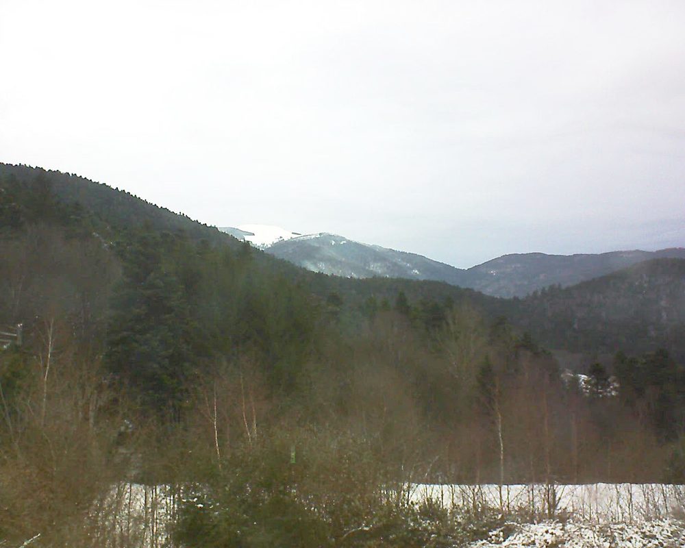Le petit ballon vu depuis le Domaine Langmatt à Murbach le 29.12.2017 à 15:00 Le petit ballon (Alsace, Vosges) le 29.12.2017 à 15:00