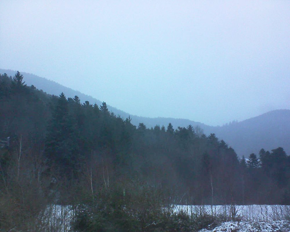 Le petit ballon vu depuis le Domaine Langmatt à Murbach le 29.12.2017 à 16:15 Le petit ballon (Alsace, Vosges) le 29.12.2017 à 16:15
