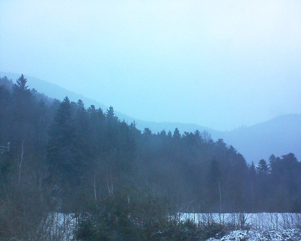Le petit ballon vu depuis le Domaine Langmatt à Murbach le 29.12.2017 à 16:30 Le petit ballon (Alsace, Vosges) le 29.12.2017 à 16:30