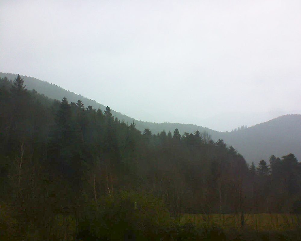 Le petit ballon vu depuis le Domaine Langmatt à Murbach le 05.01.2018 à 12:45 Le petit ballon (Alsace, Vosges) le 05.01.2018 à 12:45