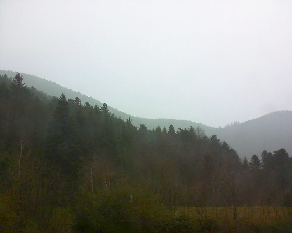 Le petit ballon vu depuis le Domaine Langmatt à Murbach le 05.01.2018 à 13:30 Le petit ballon (Alsace, Vosges) le 05.01.2018 à 13:30