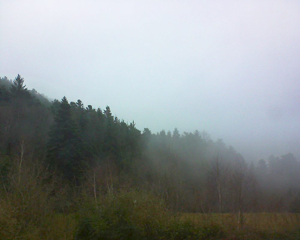 Le petit ballon vu depuis le Domaine Langmatt à Murbach le 06.01.2018 à 15:15 Le petit ballon (Alsace, Vosges) le 06.01.2018 à 15:15