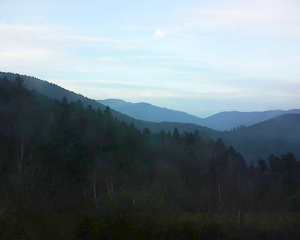 Le petit ballon vu depuis le Domaine Langmatt à Murbach le 08.01.2018 à 16:30 Le petit ballon (Alsace, Vosges) le 08.01.2018 à 16:30
