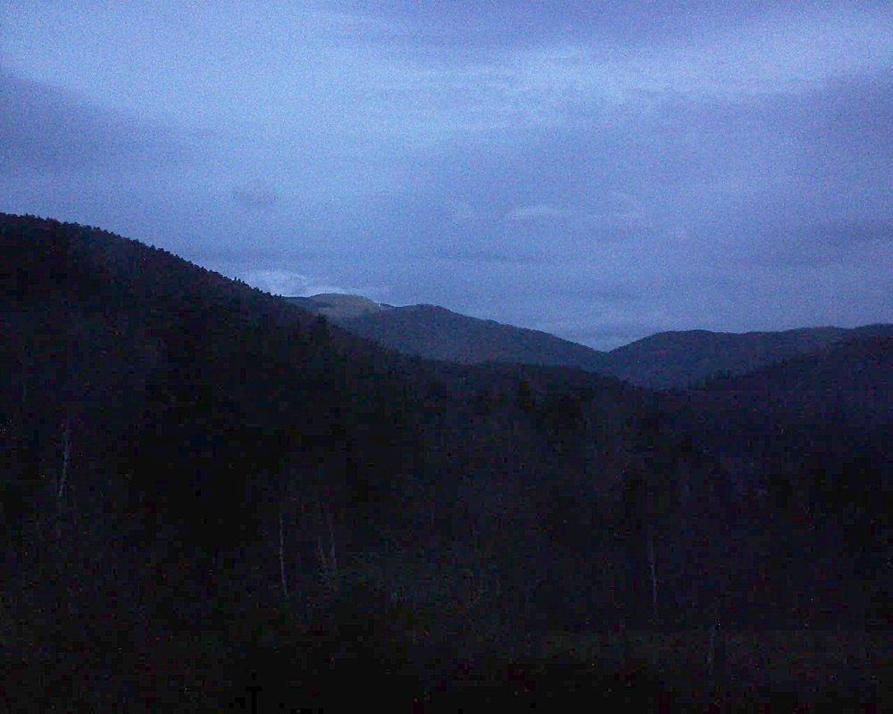 Le petit ballon vu depuis le Domaine Langmatt à Murbach le 10.01.2018 à 08:00 Le petit ballon (Alsace, Vosges) le 10.01.2018 à 08:00