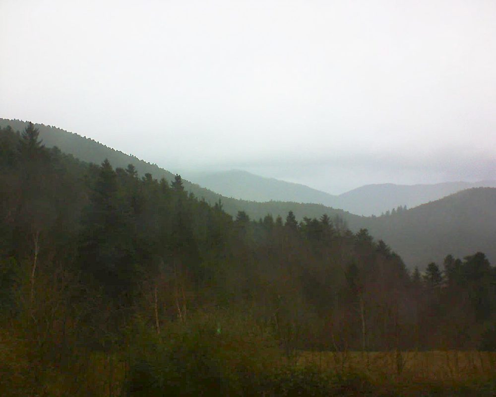Le petit ballon vu depuis le Domaine Langmatt à Murbach le 10.01.2018 à 13:30 Le petit ballon (Alsace, Vosges) le 10.01.2018 à 13:30