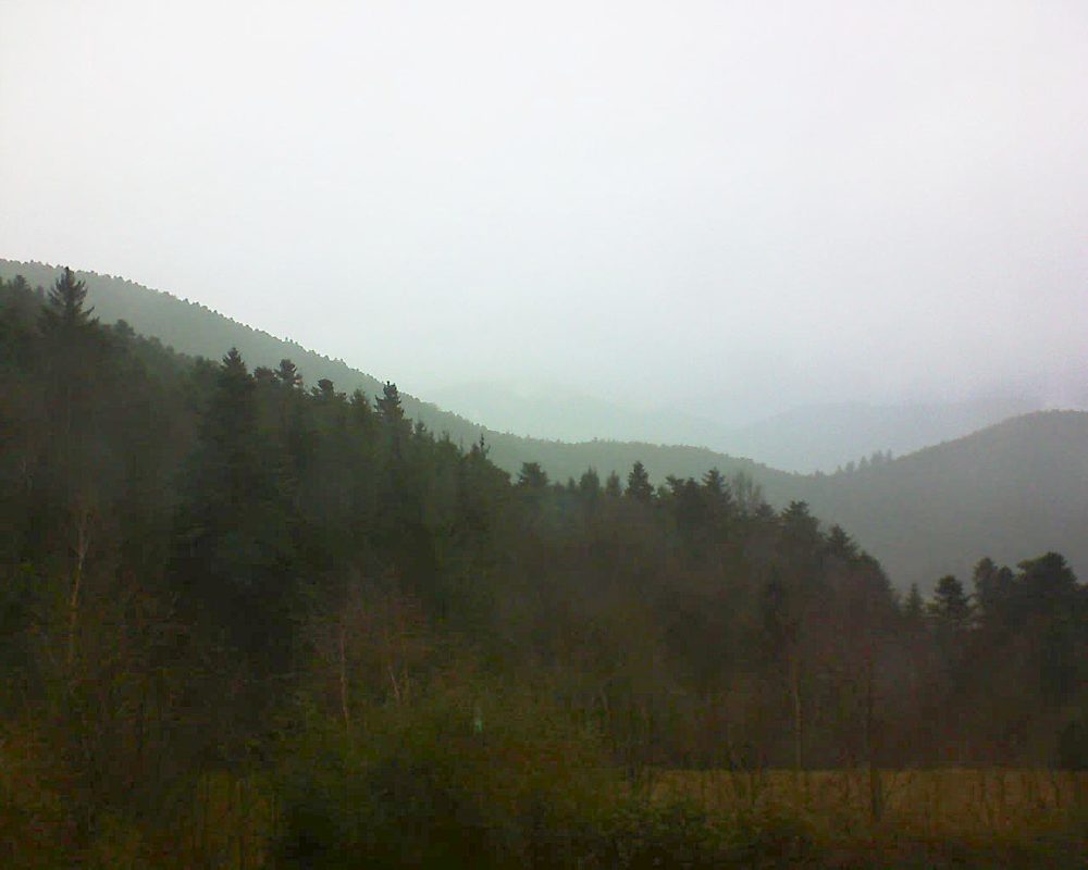Le petit ballon vu depuis le Domaine Langmatt à Murbach le 10.01.2018 à 14:45 Le petit ballon (Alsace, Vosges) le 10.01.2018 à 14:45