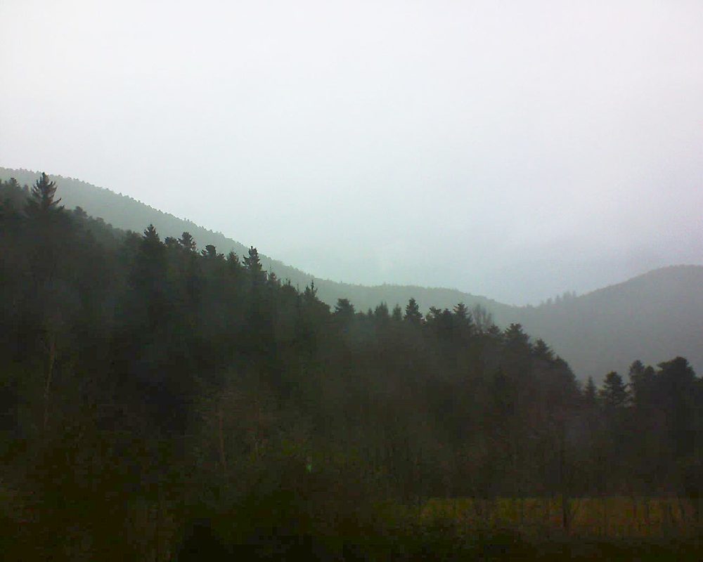 Le petit ballon vu depuis le Domaine Langmatt à Murbach le 10.01.2018 à 15:00 Le petit ballon (Alsace, Vosges) le 10.01.2018 à 15:00