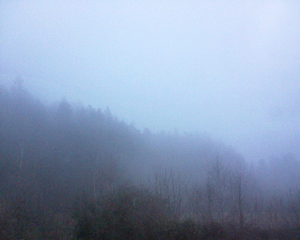 Le petit ballon vu depuis le Domaine Langmatt à Murbach le 12.01.2018 à 08:15 Le petit ballon (Alsace, Vosges) le 12.01.2018 à 08:15