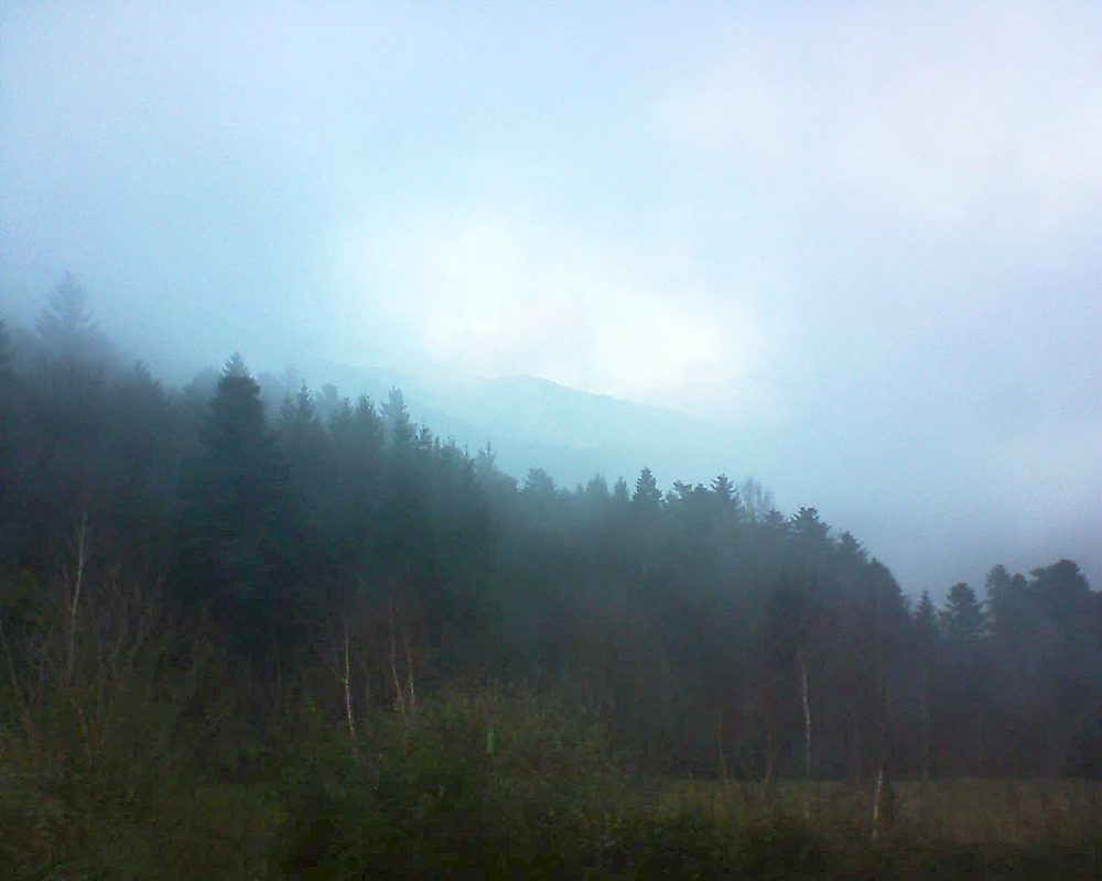 Le petit ballon vu depuis le Domaine Langmatt à Murbach le 12.01.2018 à 16:00 Le petit ballon (Alsace, Vosges) le 12.01.2018 à 16:00