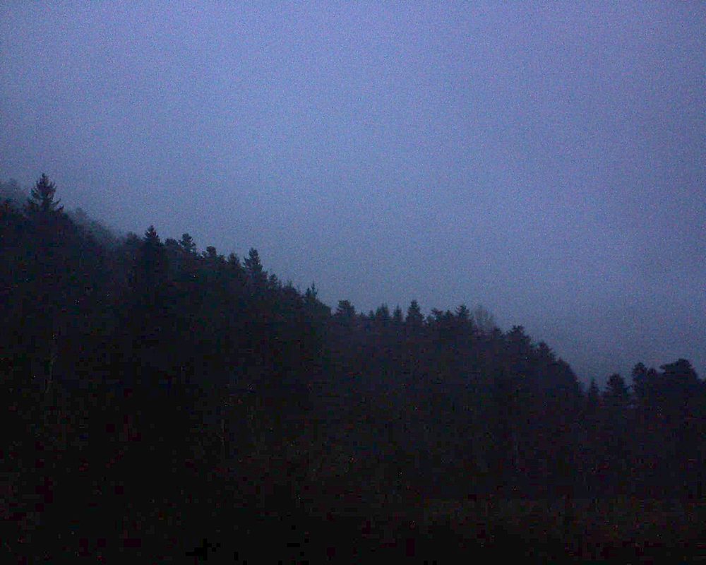 Le petit ballon vu depuis le Domaine Langmatt à Murbach le 12.01.2018 à 17:15 Le petit ballon (Alsace, Vosges) le 12.01.2018 à 17:15