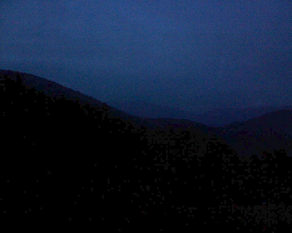 Le petit ballon vu depuis le Domaine Langmatt à Murbach le 13.01.2018 à 17:30 Le petit ballon (Alsace, Vosges) le 13.01.2018 à 17:30