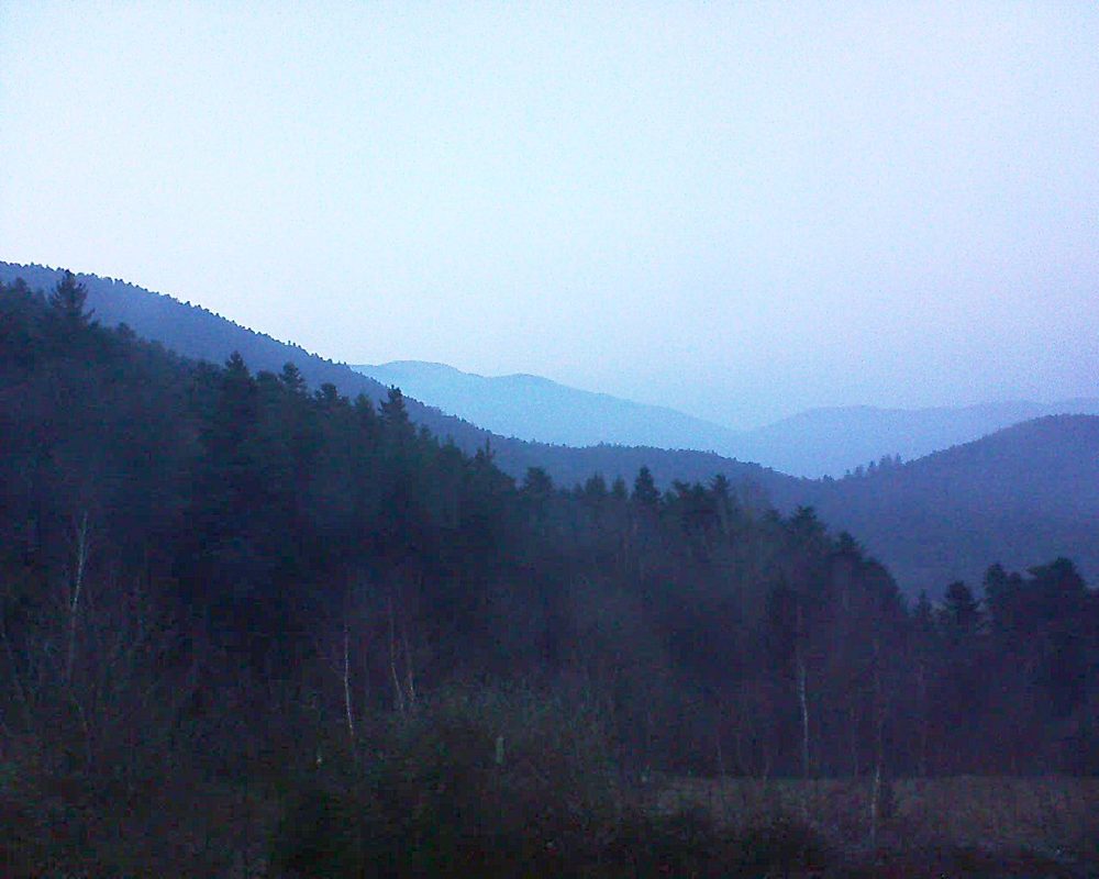 Le petit ballon vu depuis le Domaine Langmatt à Murbach le 14.01.2018 à 17:15 Le petit ballon (Alsace, Vosges) le 14.01.2018 à 17:15