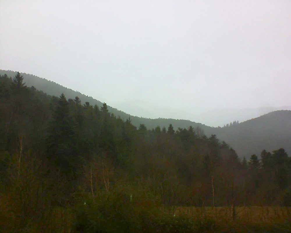 Le petit ballon vu depuis le Domaine Langmatt à Murbach le 16.01.2018 à 11:15 Le petit ballon (Alsace, Vosges) le 16.01.2018 à 11:15