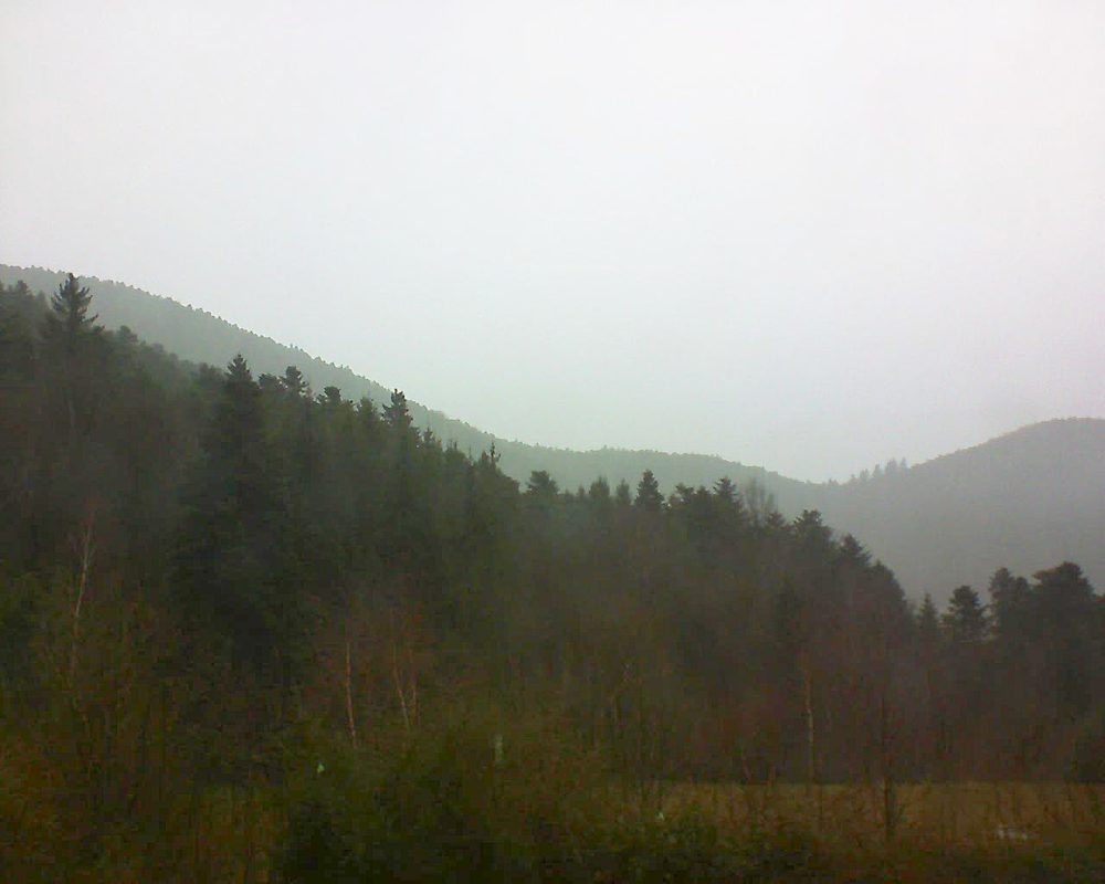 Le petit ballon vu depuis le Domaine Langmatt à Murbach le 16.01.2018 à 13:30 Le petit ballon (Alsace, Vosges) le 16.01.2018 à 13:30