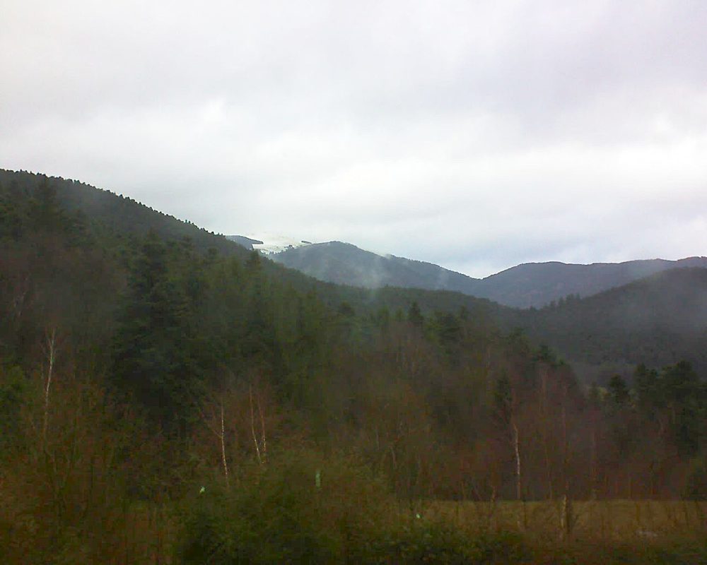 Le petit ballon vu depuis le Domaine Langmatt à Murbach le 16.01.2018 à 14:00 Le petit ballon (Alsace, Vosges) le 16.01.2018 à 14:00