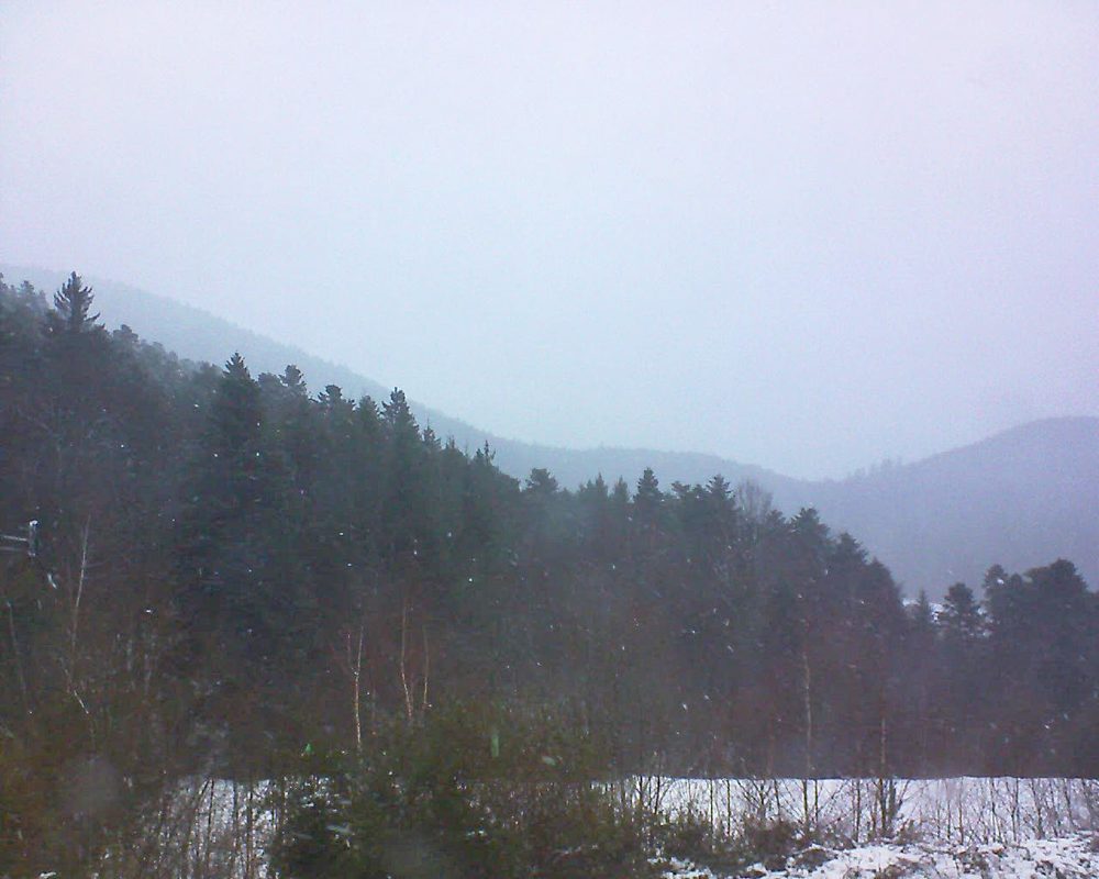 Le petit ballon vu depuis le Domaine Langmatt à Murbach le 18.01.2018 à 09:15 Le petit ballon (Alsace, Vosges) le 18.01.2018 à 09:15