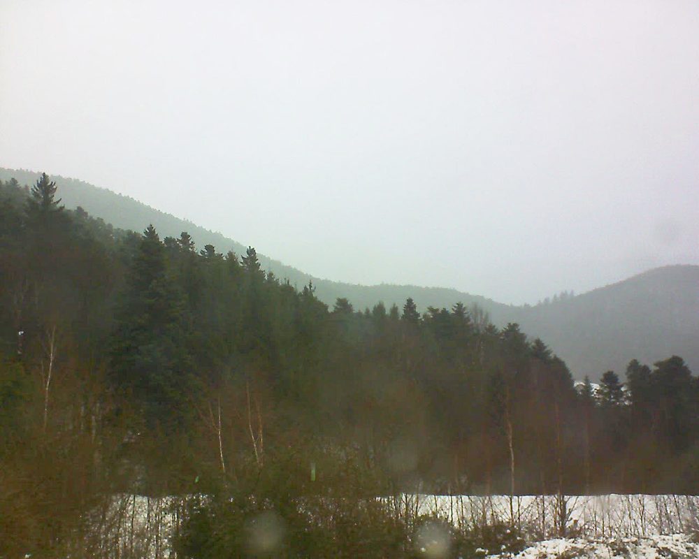 Le petit ballon vu depuis le Domaine Langmatt à Murbach le 18.01.2018 à 10:15 Le petit ballon (Alsace, Vosges) le 18.01.2018 à 10:15