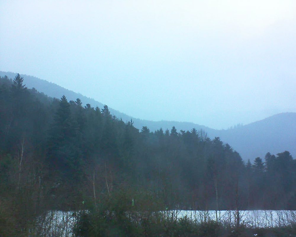 Le petit ballon vu depuis le Domaine Langmatt à Murbach le 18.01.2018 à 16:30 Le petit ballon (Alsace, Vosges) le 18.01.2018 à 16:30
