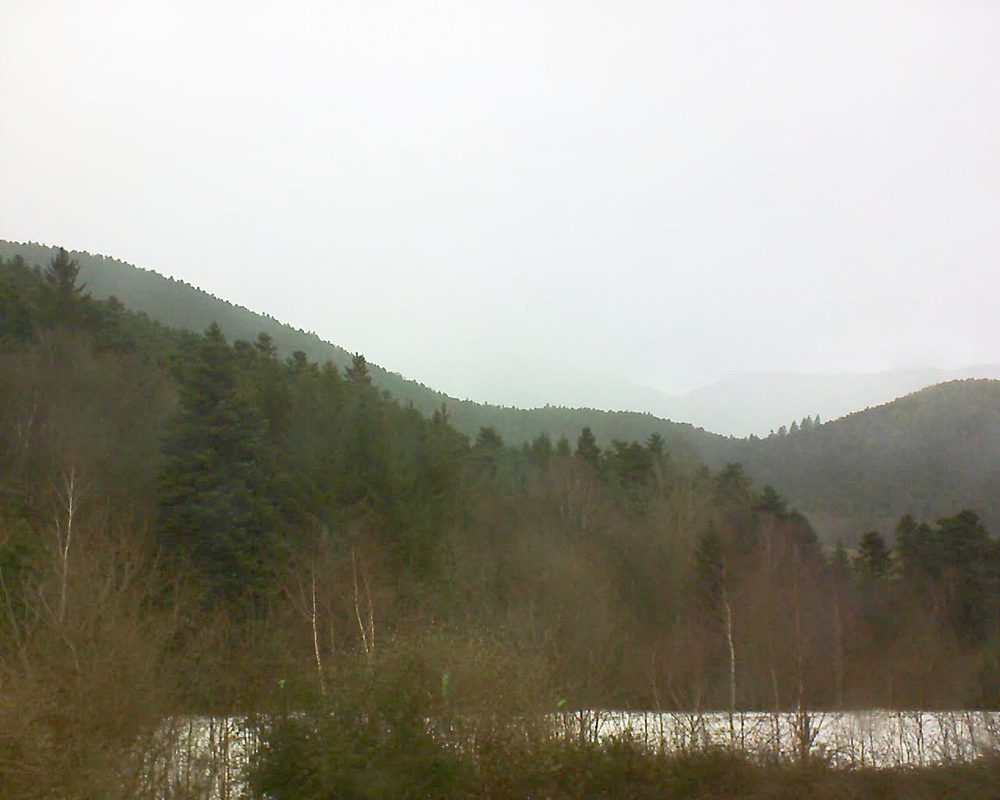 Le petit ballon vu depuis le Domaine Langmatt à Murbach le 19.01.2018 à 12:15 Le petit ballon (Alsace, Vosges) le 19.01.2018 à 12:15