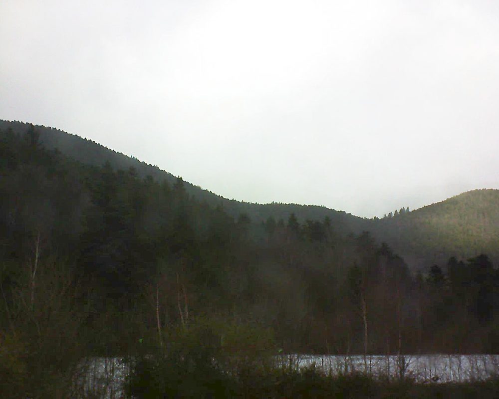 Le petit ballon vu depuis le Domaine Langmatt à Murbach le 19.01.2018 à 13:00 Le petit ballon (Alsace, Vosges) le 19.01.2018 à 13:00