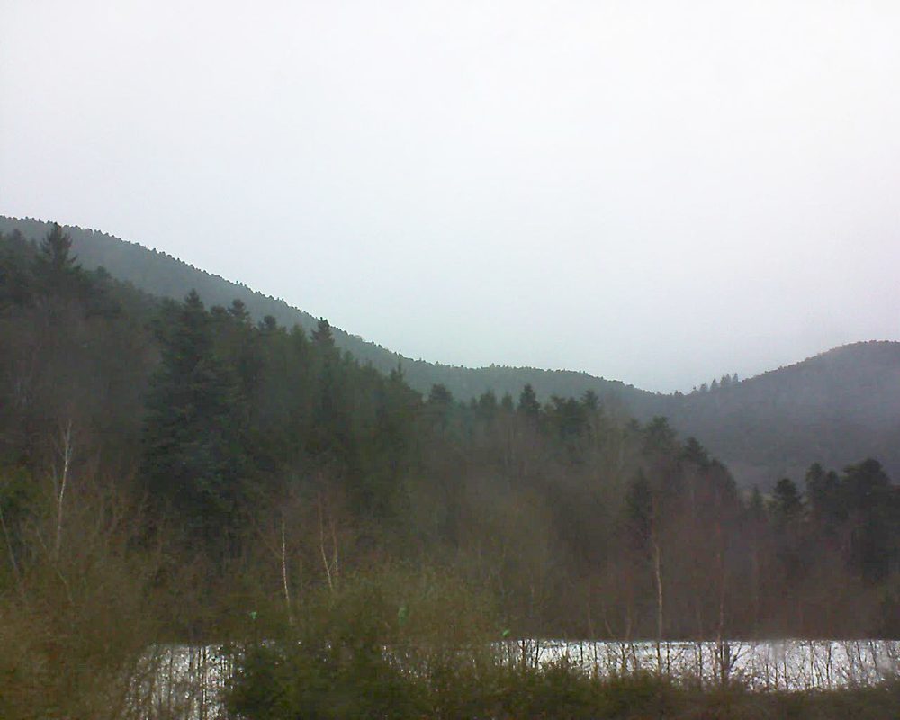 Le petit ballon vu depuis le Domaine Langmatt à Murbach le 19.01.2018 à 14:00 Le petit ballon (Alsace, Vosges) le 19.01.2018 à 14:00