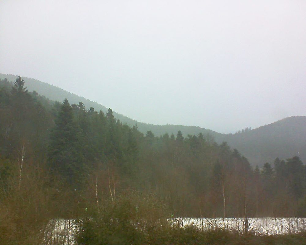 Le petit ballon vu depuis le Domaine Langmatt à Murbach le 19.01.2018 à 15:15 Le petit ballon (Alsace, Vosges) le 19.01.2018 à 15:15