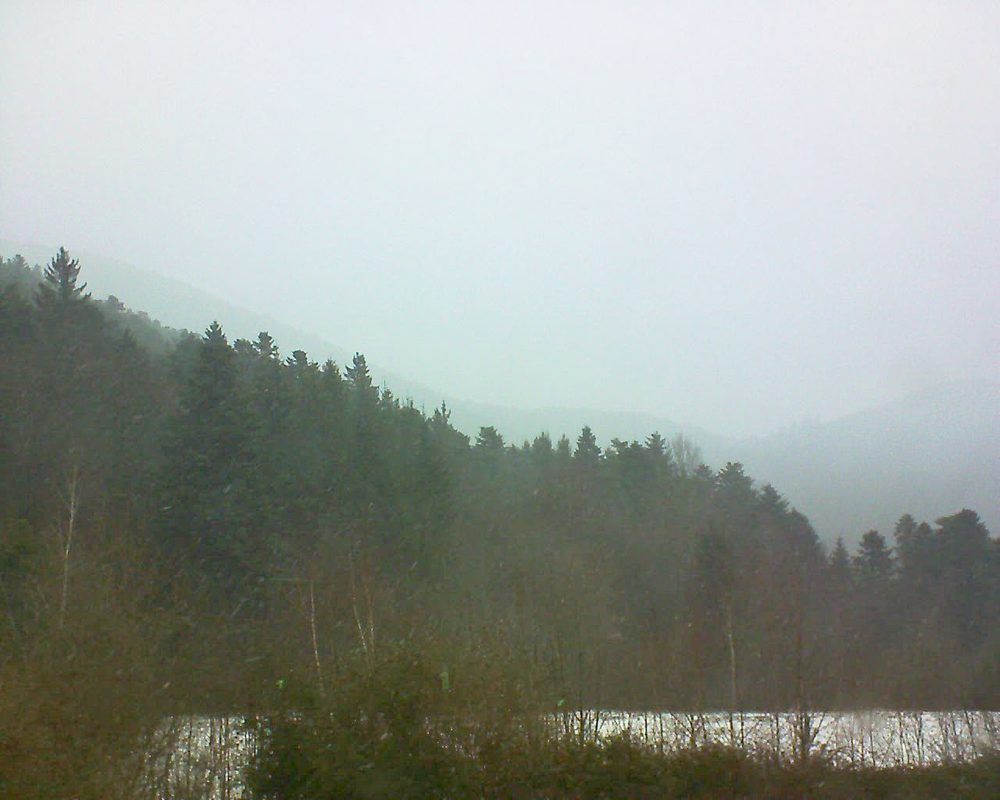 Le petit ballon vu depuis le Domaine Langmatt à Murbach le 19.01.2018 à 16:00 Le petit ballon (Alsace, Vosges) le 19.01.2018 à 16:00