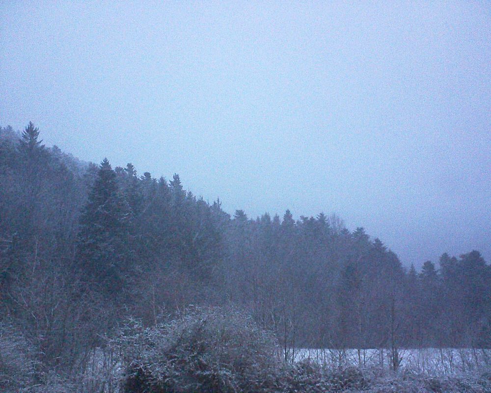 Le petit ballon vu depuis le Domaine Langmatt à Murbach le 19.01.2018 à 17:15 Le petit ballon (Alsace, Vosges) le 19.01.2018 à 17:15